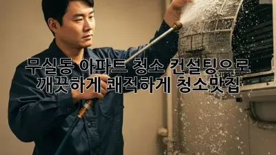 무실동 아파트, 청소 컨설팅으로 ✨ 깨끗하게! 쾌적하게! #청소맛집