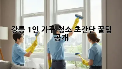 강릉 1인 가구 청소🧹 초간단 꿀팁 공개! ✨